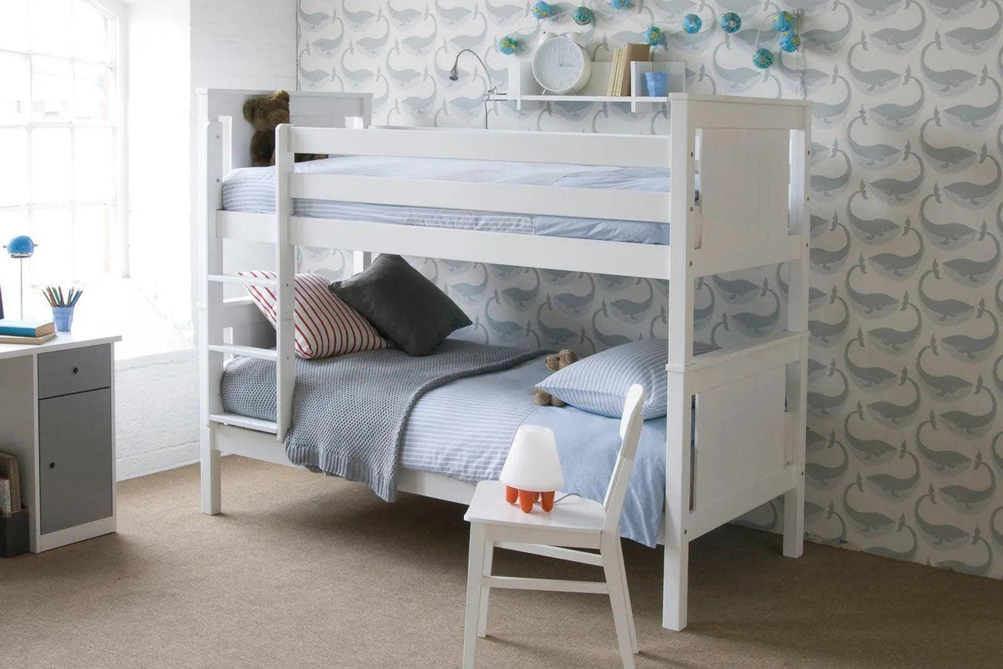 Classic Beech Detachable Bunk Beds with optional Trundle